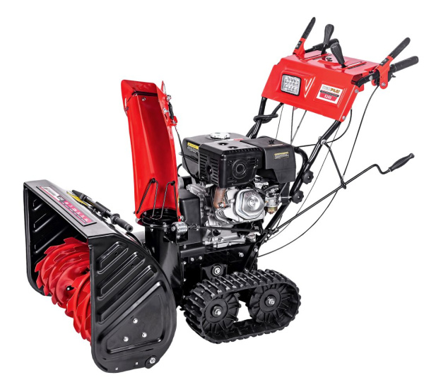 Снегоуборщик MAXPILER "Снегирь 5200" (гусеницы,15л.с,скор-ти 6в/2н,ш71см,в54см, сеть 220В,фара)