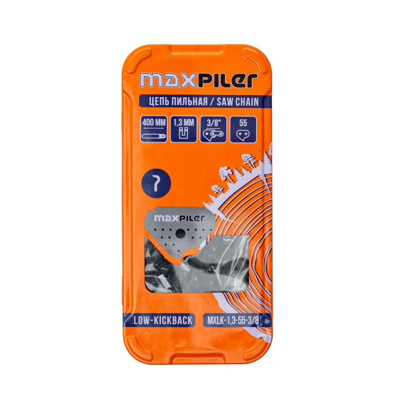 Цепь пильная MAXPILER MXLK-1,3-55-3/8 (Stihl 180.210.230.250 16", низкая обратная отдача)