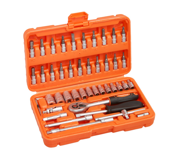 Набор инструментов MAXPILER MXT-46-SET (46 предметов, 1/4", CrV) Набор инструментов MAXPILER MXT-46-SET (46 предметов, 1/4", CrV)