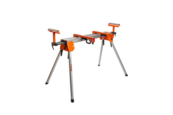 Стол для торцовочных пил MAXPILER MMSS-02 (1040-1740мм, 2 кронштейна, 2 рол.опоры, складной)