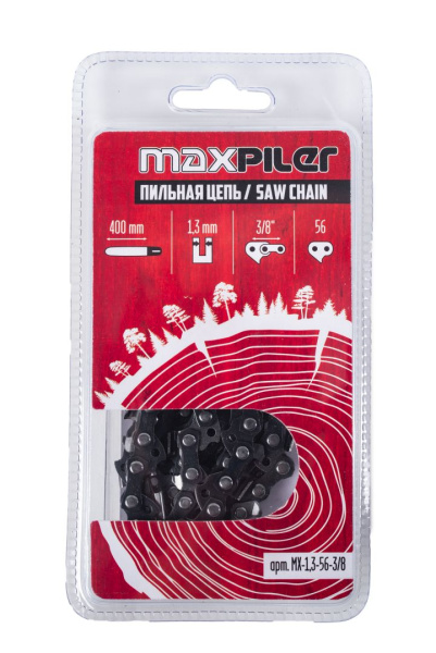 Цепь пильная МХ (400мм./16",3/8",1,3 мм. 56 зв.(Partner.Poulan.Champion 137.142.240 16") в блистере